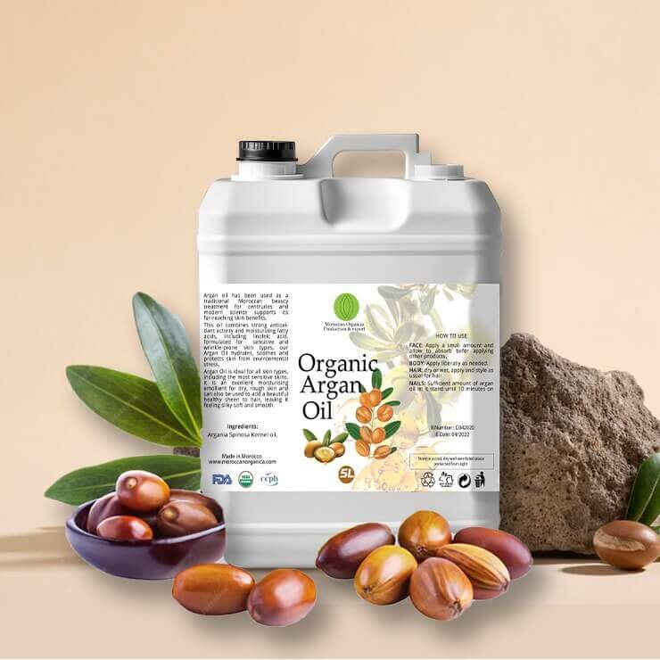 Moroccan Argan Oil 5 L -1.32086 Gallon
