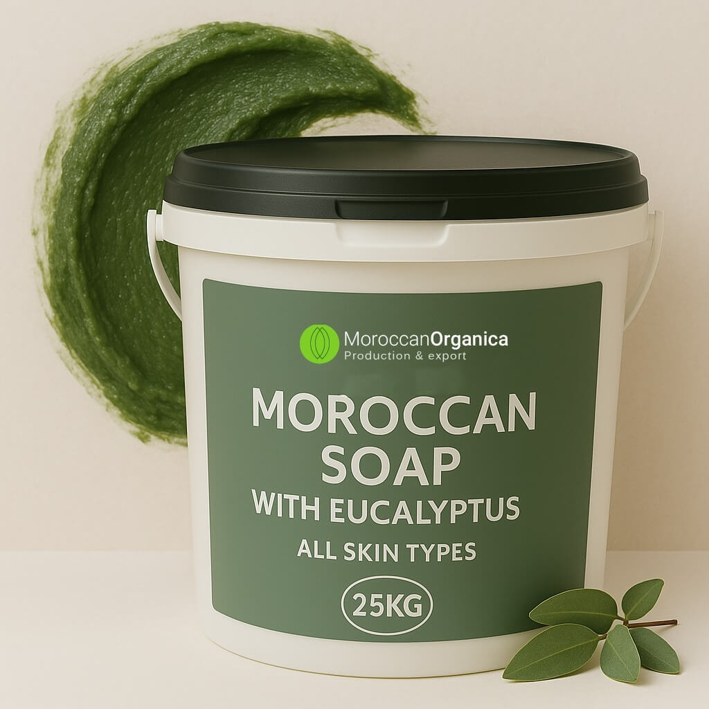 Moroccan Black Soap with Eucalyptus 25 Kg- 6.604 Gallon